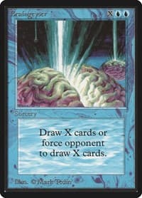 Braingeyser - Beta Edition - Magic: The Gathering card