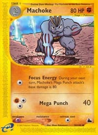 Machoke - Skyridge - Pokemon card