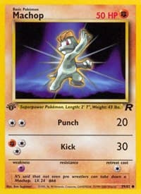 Machop - Team Rocket - Pokemon card