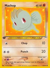 Machop - Neo Destiny - Pokemon card