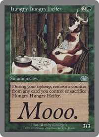 Hungry Hungry Heifer - Unglued - Magic: The Gathering card