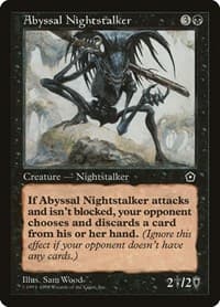 Abyssal Nightstalker - Portal Second Age - Magic: The Gathering card