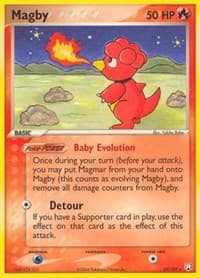 Magby - EX Team Rocket Returns - Pokemon card