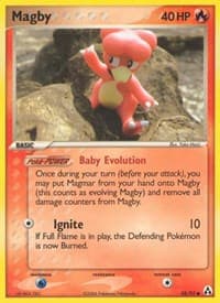 Magby - EX Legend Maker - Pokemon card