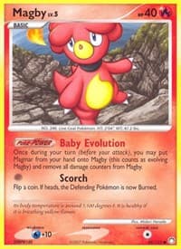 Magby - Mysterious Treasures - Pokemon card