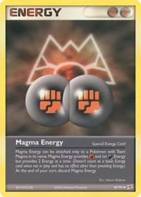 Magma Energy - EX Team Magma vs Team Aqua - Pokemon card