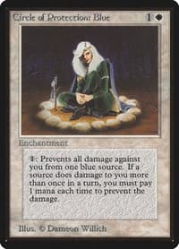 Circle of Protection: Blue - Beta Edition - Magic: The Gathering card
