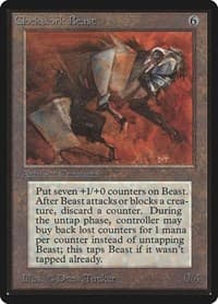 Clockwork Beast - Beta Edition - Magic: The Gathering card