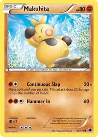 Makuhita - Plasma Freeze - Pokemon card