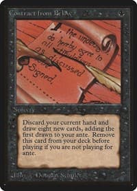 Contract from Below - Beta Edition - Magic: The Gathering card