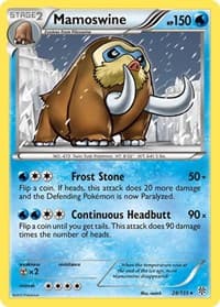Mamoswine - Plasma Storm - Pokemon card