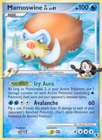 Mamoswine GL - Rising Rivals - Pokemon card