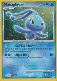 Manaphy - DP Trainer Kit: Manaphy & Lucario - Pokemon card
