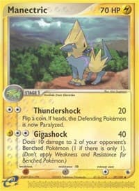 Manectric - EX Ruby and Sapphire - Pokemon card