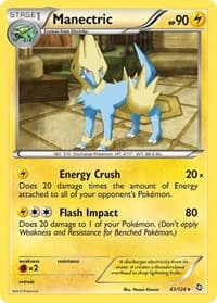Manectric (43) - Dragons Exalted - Pokemon card