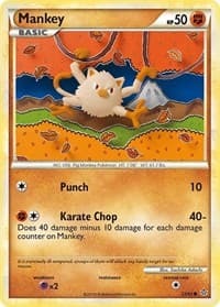 Mankey - Unleashed - Pokemon card