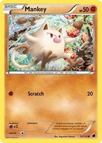 Mankey - Plasma Freeze - Pokemon card