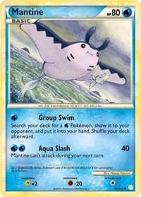 Mantine - HeartGold SoulSilver - Pokemon card