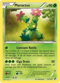 Maractus (12) - Black and White - Pokemon card