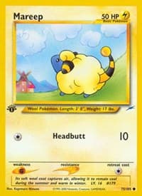 Mareep - Neo Destiny - Pokemon card