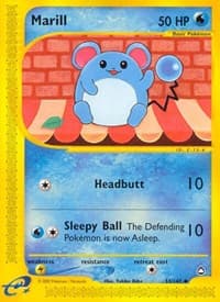 Marill - Aquapolis - Pokemon card