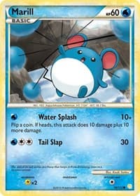 Marill - HeartGold SoulSilver - Pokemon card