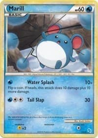 Marill (#24) - HGSS Trainer Kit: Gyarados & Raichu - Pokemon card