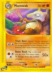 Marowak - Aquapolis - Pokemon card