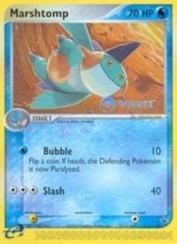 Marshtomp - 011 (e-League) [Winner] - Nintendo Promos - Pokemon card