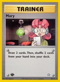 Mary - Neo Genesis - Pokemon card