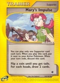 Mary's Impulse - Expedition - Pokemon card
