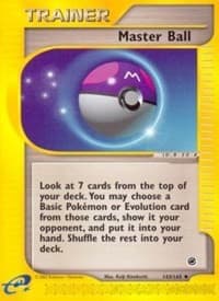 Master Ball - Expedition - Pokemon card