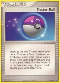 Master Ball - EX Deoxys - Pokemon card