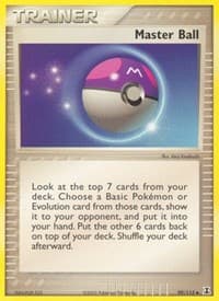 Master Ball - EX Delta Species - Pokemon card