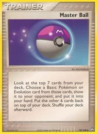Master Ball - EX Power Keepers - Pokemon card