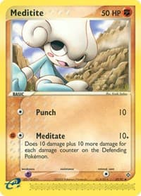 Meditite - EX Dragon - Pokemon card