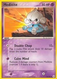 Meditite - EX Hidden Legends - Pokemon card