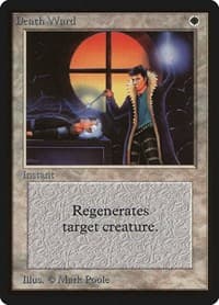 Death Ward - Beta Edition - Magic: The Gathering card