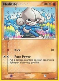 Meditite - EX Crystal Guardians - Pokemon card