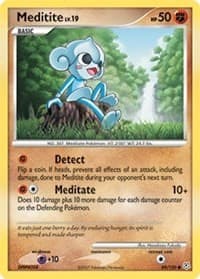 Meditite - Diamond and Pearl - Pokemon card
