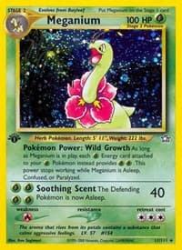 Meganium (11) - Neo Genesis - Pokemon card