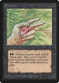 Deathgrip - Beta Edition - Magic: The Gathering card