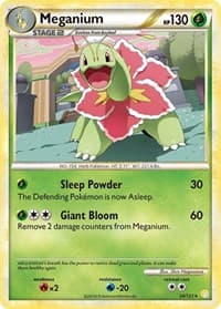 Meganium - HeartGold SoulSilver - Pokemon card