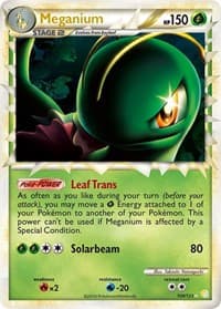 Meganium (Prime) - HeartGold SoulSilver - Pokemon card