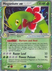 Meganium ex - EX Unseen Forces - Pokemon card
