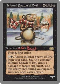Infernal Spawn of Evil - Unglued - Magic: The Gathering card