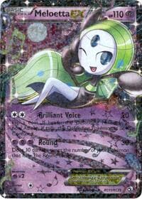 Meloetta EX - Legendary Treasures: Radiant Collection - Pokemon card