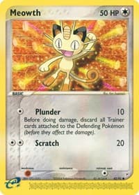 Meowth - EX Team Magma vs Team Aqua - Pokemon card