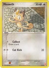 Meowth - EX Trainer Kit 2: Plusle & Minun - Pokemon card