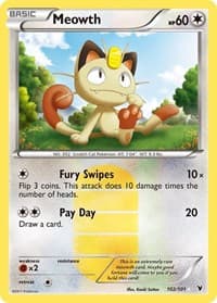 Meowth - Noble Victories - Pokemon card